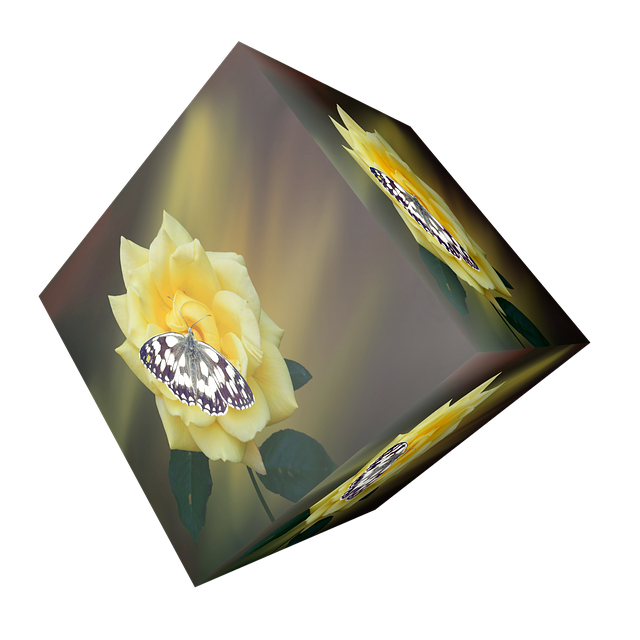 Free graphic Cube Flower Blossom -  to be edited by GIMP free image editor by OffiDocs