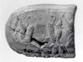 Free download Cuneiform tablet impressed with seals: administrative document inscribed in Achaemenid Elamite free photo or picture to be edited with GIMP online image editor