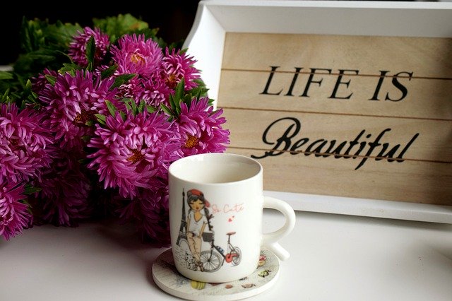 Unduh gratis Cup Coffee Flower - foto atau gambar gratis untuk diedit dengan editor gambar online GIMP