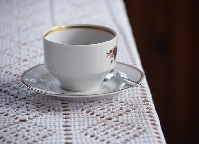 Free download cup coffee tea cup saucer table free picture to be edited with GIMP free online image editor