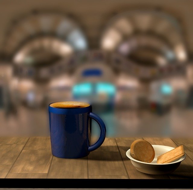 Free download Cup Cookies Coffee Break -  free illustration to be edited with GIMP free online image editor