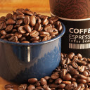 Cup of coffee beans full  screen for extension Chrome web store in OffiDocs Chromium