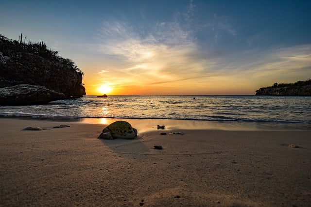 Free download curacao sunset nature landscape free picture to be edited with GIMP free online image editor