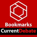 Current Debate Bookmarks  screen for extension Chrome web store in OffiDocs Chromium