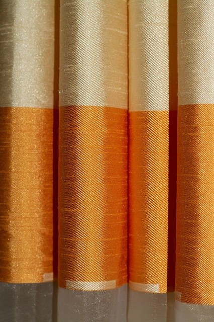 Free download Curtain Orange Fabric -  free photo or picture to be edited with GIMP online image editor