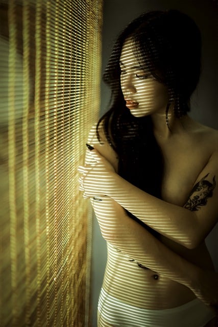Free download curtain potrait studio girl woman free picture to be edited with GIMP free online image editor
