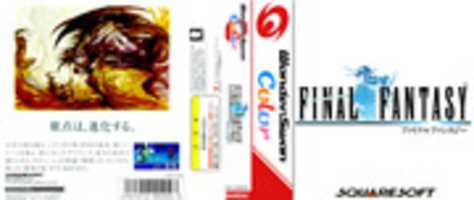 Free download (Custom) Final Fantasy Wonderswan Color Box Art free photo or picture to be edited with GIMP online image editor