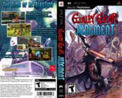Free download (Custom) Guilty Gear Judgment PSP Box Art free photo or picture to be edited with GIMP online image editor