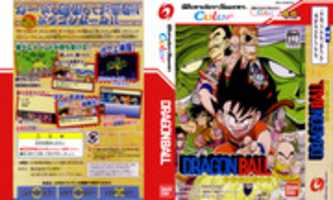 Free download (Custom Red) Dragon Ball Wonderswan Color Box Art free photo or picture to be edited with GIMP online image editor