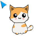 Cute Cat  Kitten Cursor  screen for extension Chrome web store in OffiDocs Chromium