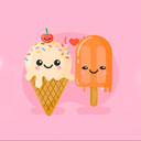 Cute Kawaii Ice Cream Live Wallpaper  screen for extension Chrome web store in OffiDocs Chromium