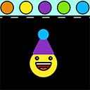 Cute Shapes Paint Game  screen for extension Chrome web store in OffiDocs Chromium