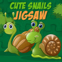 Cute Snails Jigsaw Game  screen for extension Chrome web store in OffiDocs Chromium