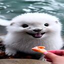cute white otter wallpaper  screen for extension Chrome web store in OffiDocs Chromium