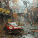 Cyberpunk City live wallpaper  screen for extension Chrome web store in OffiDocs Chromium