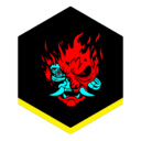 Cyberpunk samurai girl and car  screen for extension Chrome web store in OffiDocs Chromium