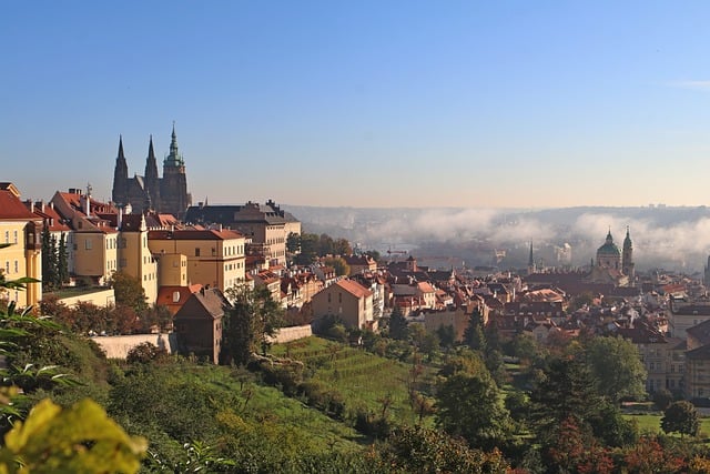 Free download czech republic prague panorama city free picture to be edited with GIMP free online image editor