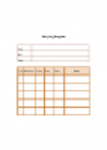 Free download Daily Log Template DOC, XLS or PPT template free to be edited with LibreOffice online or OpenOffice Desktop online