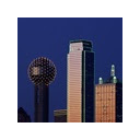 Dallas Skyline Theme  screen for extension Chrome web store in OffiDocs Chromium