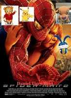 Free download Daniel Tiger Meets Spider Man 2 free photo or picture to be edited with GIMP online image editor