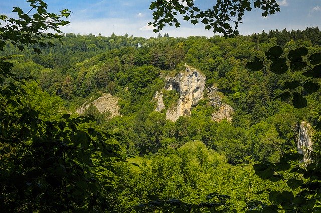 Descarga gratuita Danube Valley Swabia Rock: foto o imagen gratuita para editar con el editor de imágenes en línea GIMP