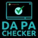 DA/PA Checker  screen for extension Chrome web store in OffiDocs Chromium