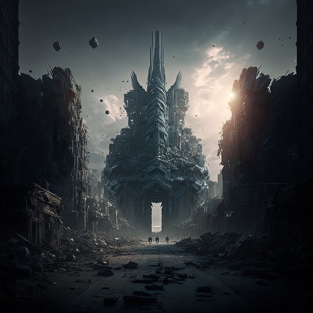 Free download dark city apocalypse war alien free picture to be edited with GIMP free online image editor