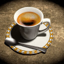 Dark coffee  screen for extension Chrome web store in OffiDocs Chromium