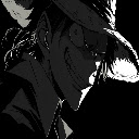 Dark Luffy Smile Silhouette Black Background Live Wallpaper  screen for extension Chrome web store in OffiDocs Chromium