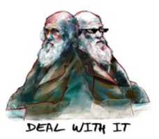 Free download darwin-portrait-deal-with-it free photo or picture to be edited with GIMP online image editor