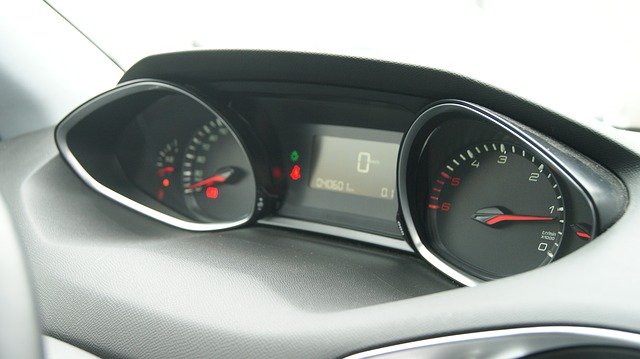 Free download Dashboard Peugeot Car -  free photo or picture to be edited with GIMP online image editor