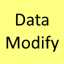 Data Modify Tool  screen for extension Chrome web store in OffiDocs Chromium