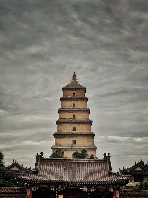김프 무료 온라인 이미지 편집기로 편집할 da yan tower xi pagoda 무료 사진 무료 다운로드