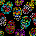 Day of the Dead  screen for extension Chrome web store in OffiDocs Chromium