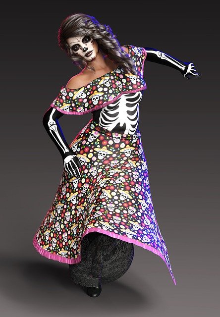 Free download day of the dead halloween woman free picture to be edited with GIMP free online image editor