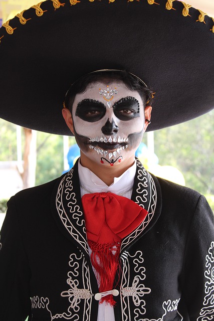Free download day of the dead man costume catrin free picture to be edited with GIMP free online image editor