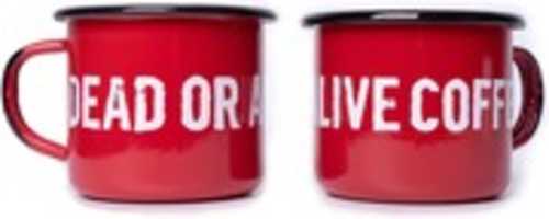 Free download DEAD OR ALIVE Taza de Esmalte | Taza de Esmalte irrompible free photo or picture to be edited with GIMP online image editor