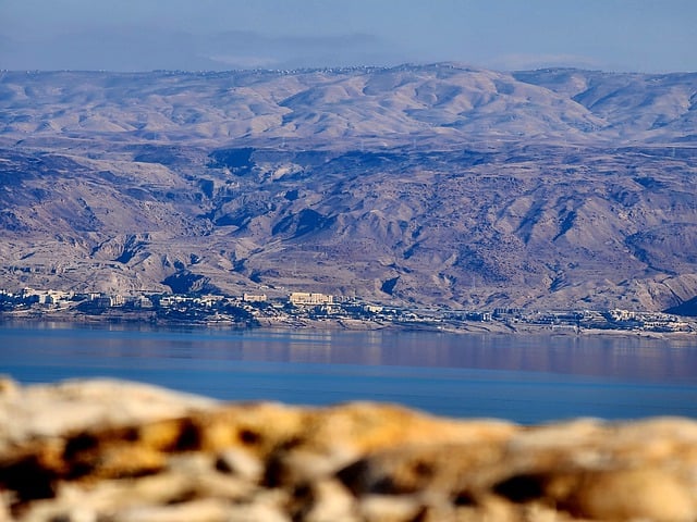 دانلود رایگان تصویر منظره نمک دریای مرده اسرائیل برای ویرایش با ویرایشگر تصویر آنلاین رایگان GIMP