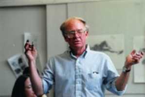 Free download Deane G. Keller lecturing in Weir studio free photo or picture to be edited with GIMP online image editor