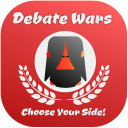 Debate Wars Discuss.fm  screen for extension Chrome web store in OffiDocs Chromium
