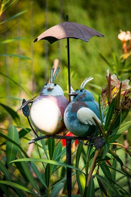 Free download Deco Birds Gartendeko -  free photo or picture to be edited with GIMP online image editor