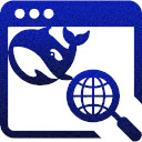 Deepseek AI Quick Search  screen for extension Chrome web store in OffiDocs Chromium