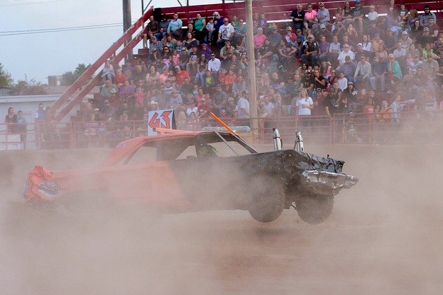 Free download Demolition Derby Cars Crash free photo template to be edited with GIMP online image editor