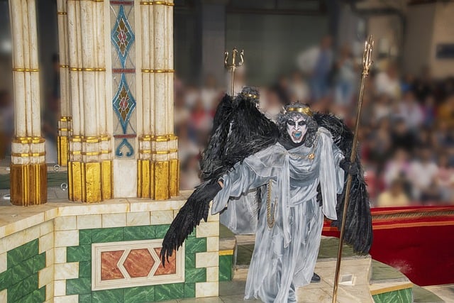 Free download demon fallen angel throne parade free picture to be edited with GIMP free online image editor