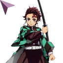 Demon Slayer Cursor  screen for extension Chrome web store in OffiDocs Chromium