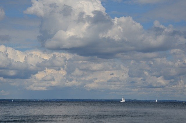 Free download Denmark Cloud Sea Baltic -  free photo or picture to be edited with GIMP online image editor
