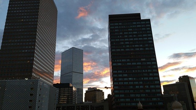 Free download Denver Dawn Skyline -  free photo or picture to be edited with GIMP online image editor