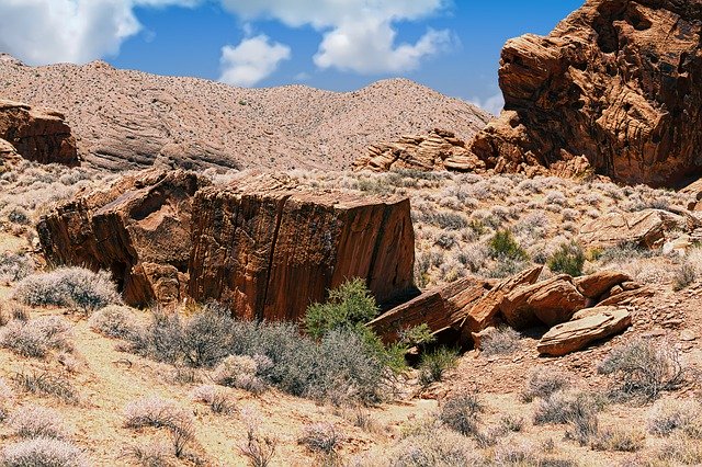 Free download Desert Rock Landscape -  free photo or picture to be edited with GIMP online image editor