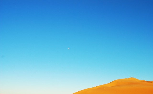 Download gratuito Desert Sky Sand: foto o immagine gratuita da modificare con l'editor di immagini online GIMP