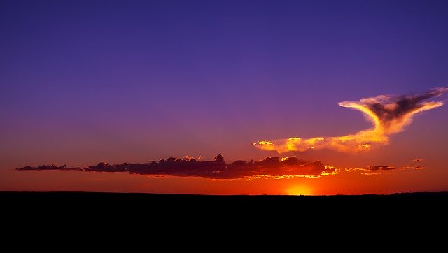 Free download Desert Sunset Sky -  free photo or picture to be edited with GIMP online image editor